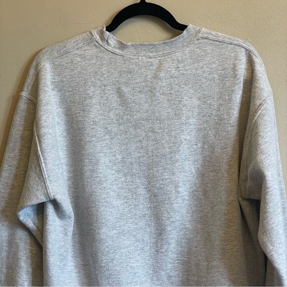 Disney M gray pullover sweatshirt black fandom preppy steamboat classic Mickey - Picture 6 of 7